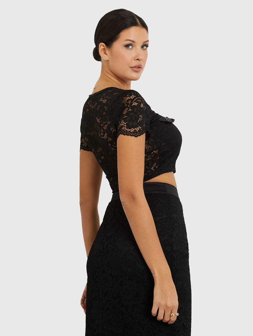 Lace crop top  - 3