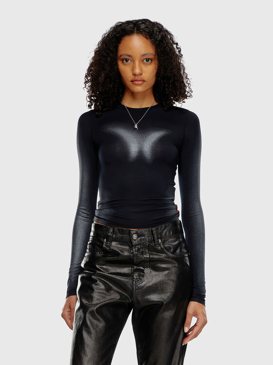 Блуза T-ILON с металически ефект - 1