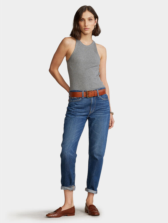 Grey cotton top - 4