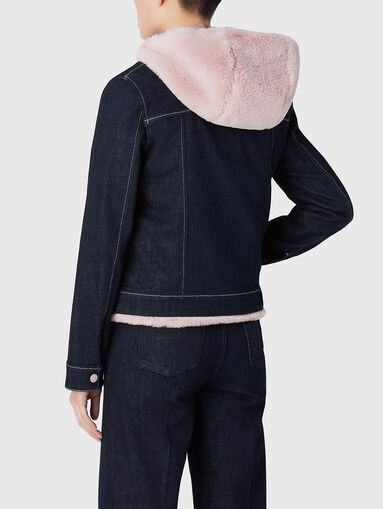 Dark blue denim jacket - 3