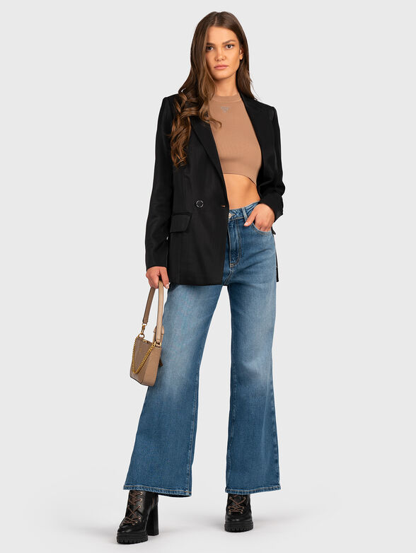 ALEXIA top with rhinestone detail - 2