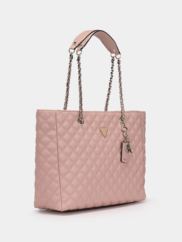 ASTRID pink bag with quilted effect - 3