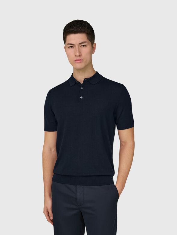 Polo shirt in wool - 1