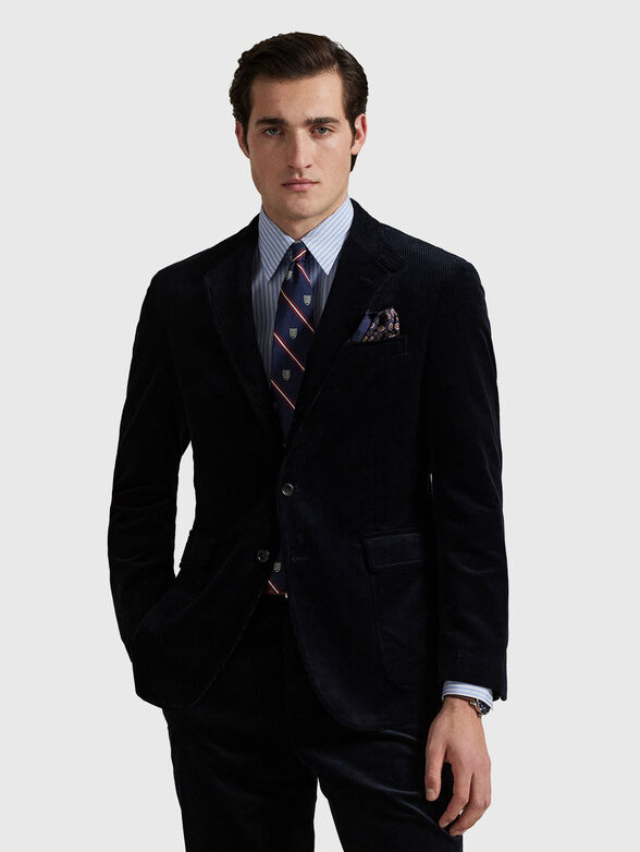 Tailored fit corduroy suit jacket - 1