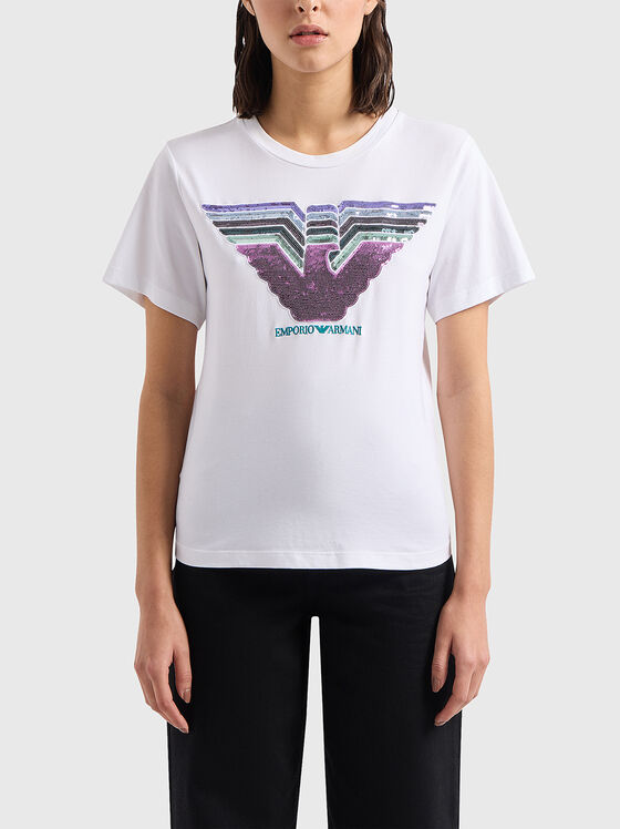 T-shirt with logo accent - 1