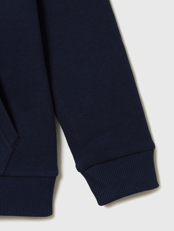 Unisex hooded sweatshirt with zip - 4