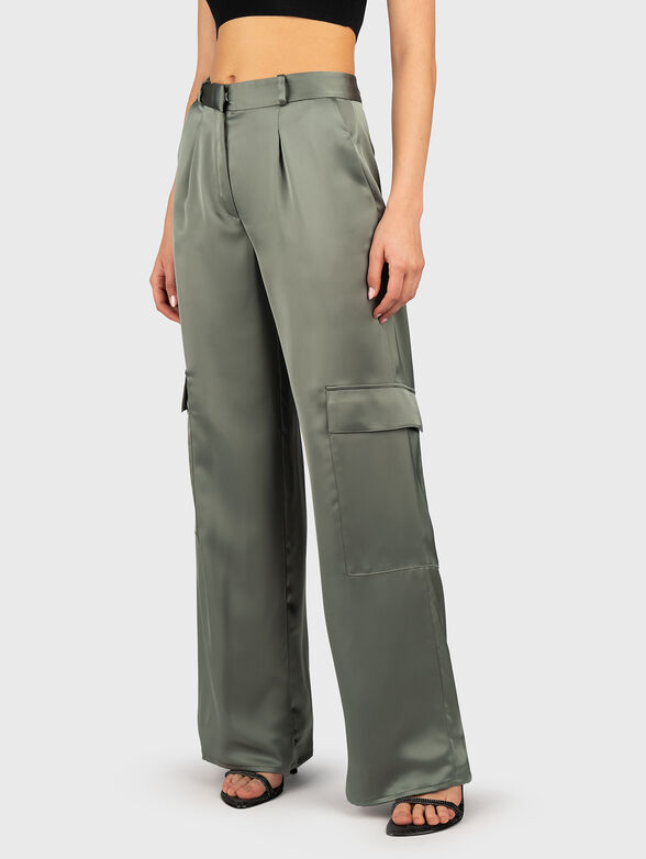 HANIRA high waisted cargo pants - 1
