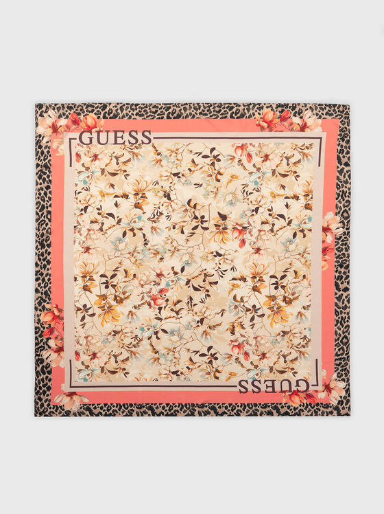 BIANCA scarf with floral print - 1