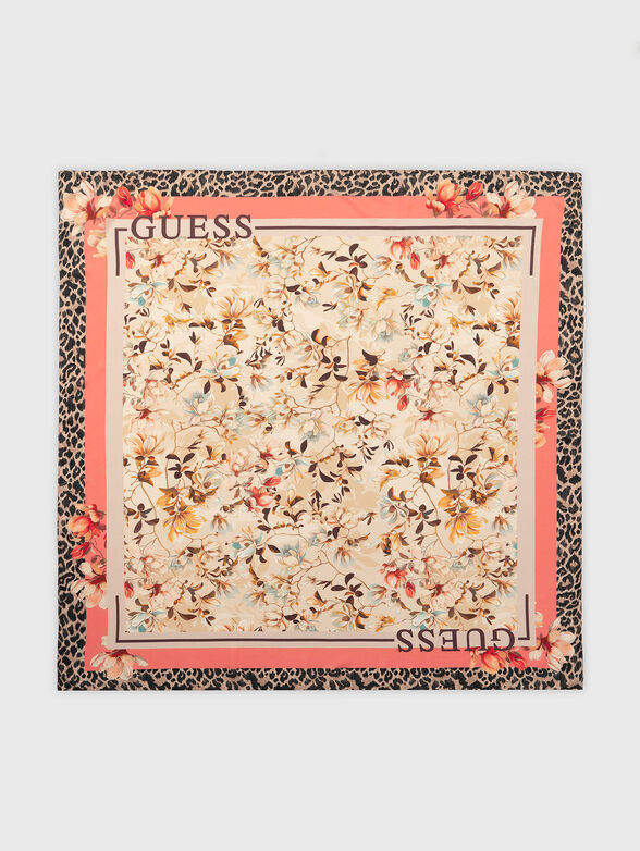 BIANCA scarf with floral print - 1