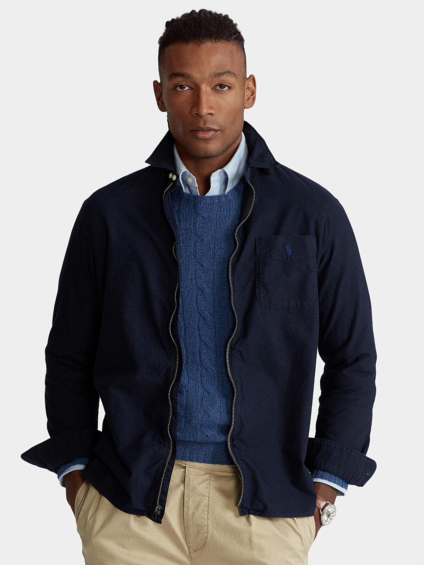 POLO RALPH LAUREN / ジャケット/XL/コットン/BLU Cotton blue jacket brand POLO RALPH LAUREN — Globalbrandsstore.com/en