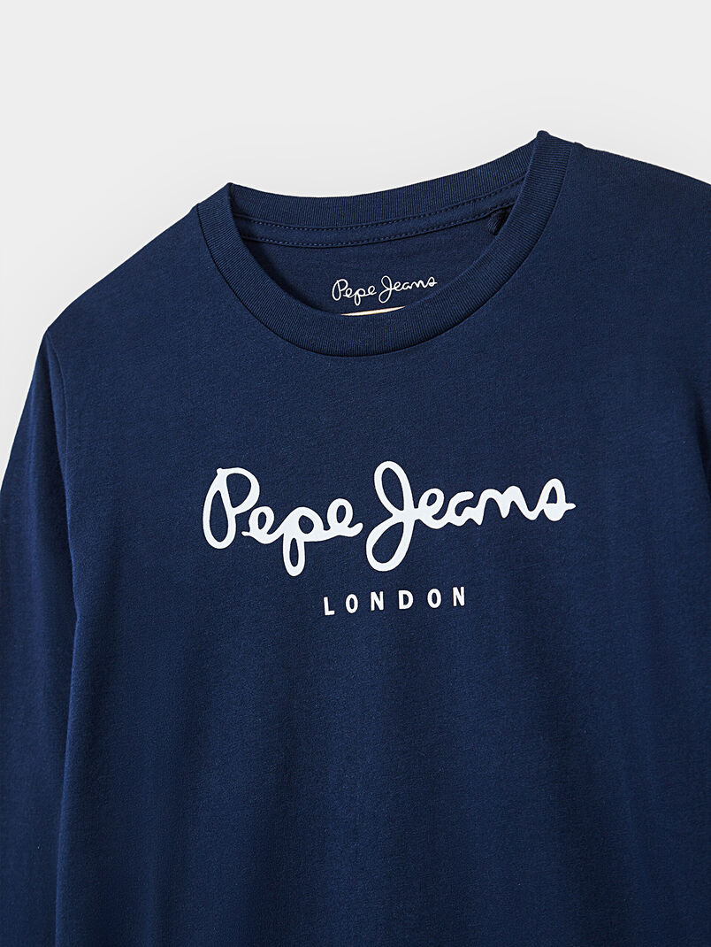 Cotton blouse with - 3