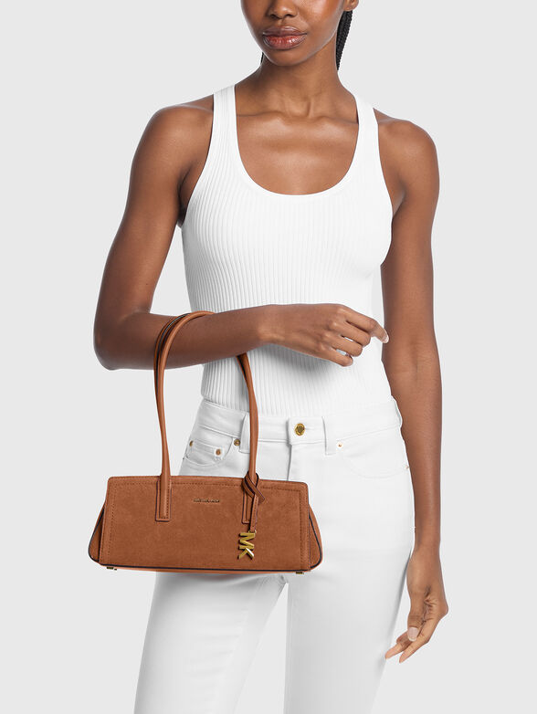 Beige LAILA suede handbag - 2