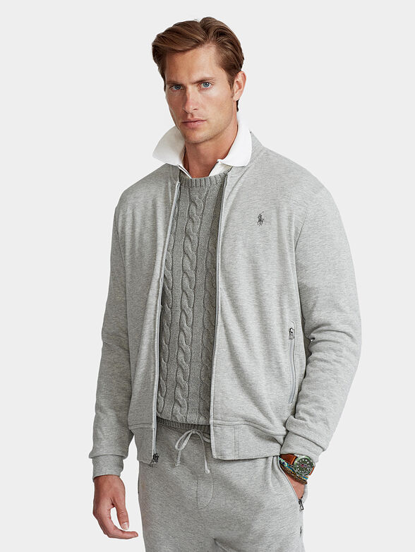 Sweatshirt with embroidered Pony logo - 1