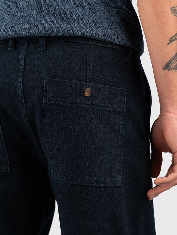 Linen blend jeans - 3