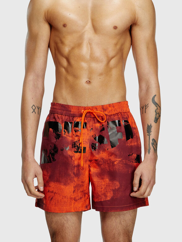 RIO-41-D-POP beach shorts with logo - 1