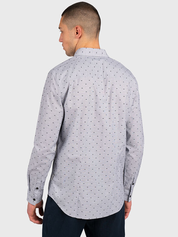 SUNSET cotton shirt with logo embroidery - 6