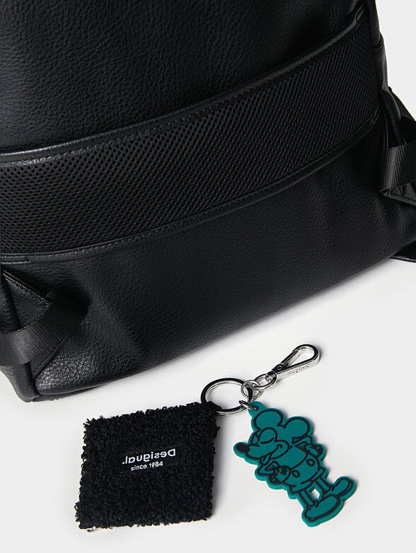 Leather effect backpack illustration - 5