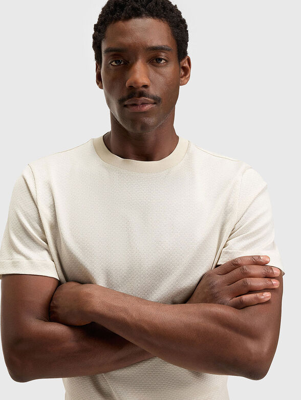 Cotton slim T-shirt - 4