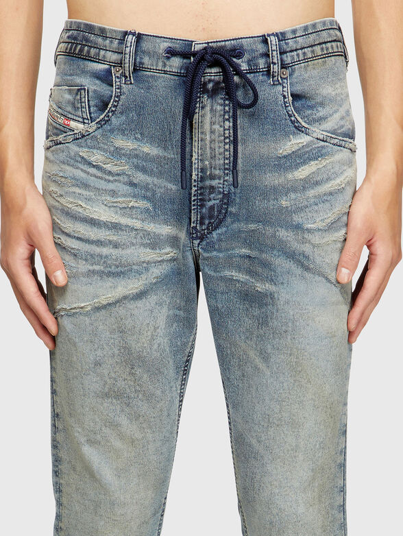 2032 D-KROOLEY-B jeans with laces - 3