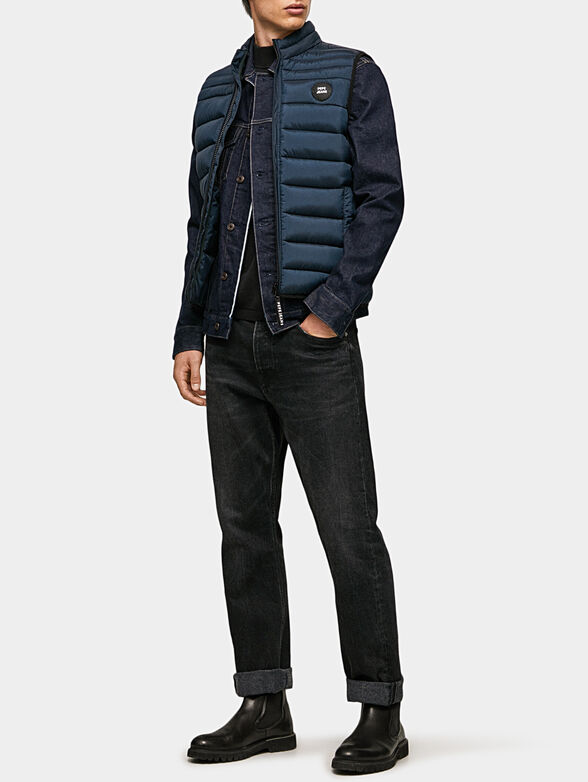 JACK padded vest with quilted effect - 4