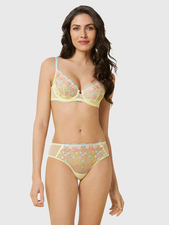 FLORET bra with floral accents - 2