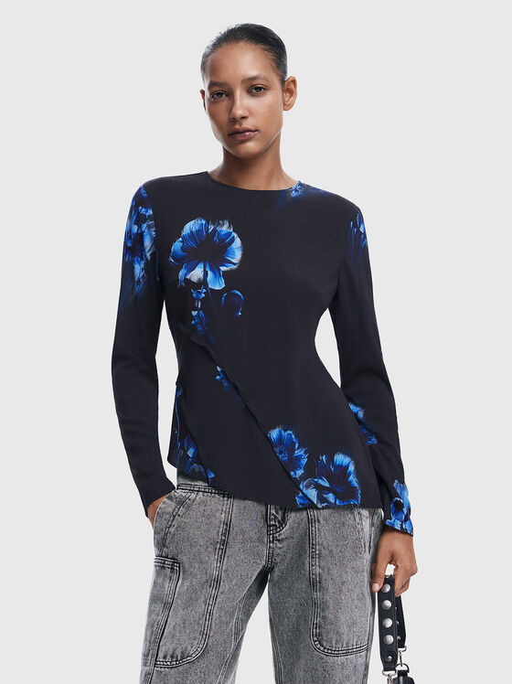 Блуза от вискозен бленд - 1