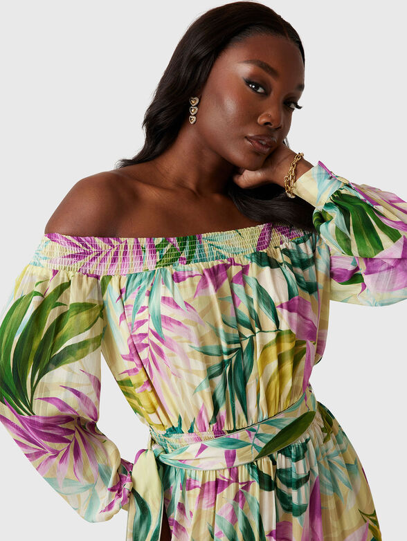 JOSEE off shoulder maxi dress - 4