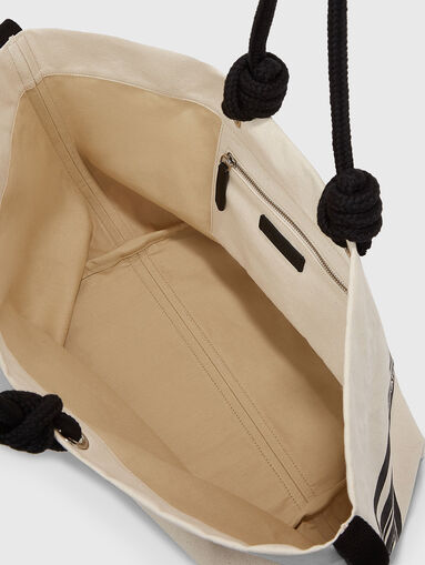 Beach bag with logo print - 4