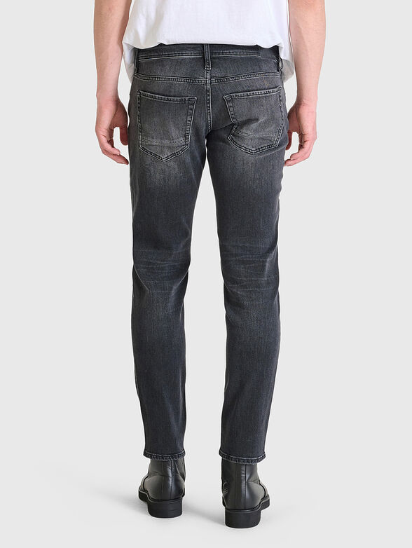 KURT black jeans with mid-waist  - 2