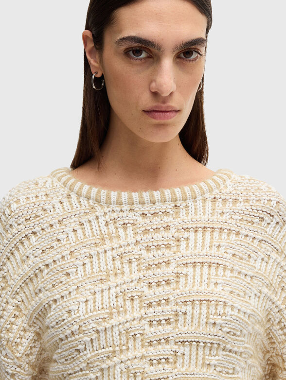 FLOMIRA cotton blend sweater - 4