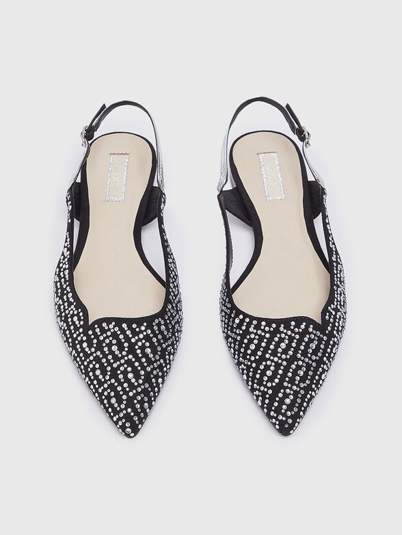 Ballet flats with rhinestones - 6