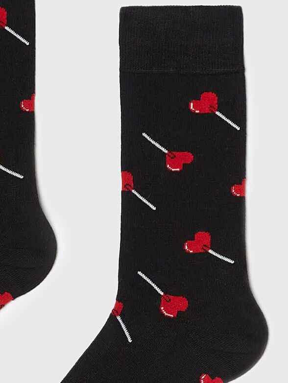 LOVE IT print socks - 2