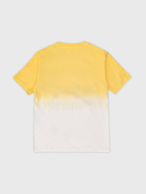 T-shirt in yellow and white - 2