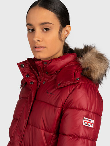 Padded JUNE jacket in black color - 4