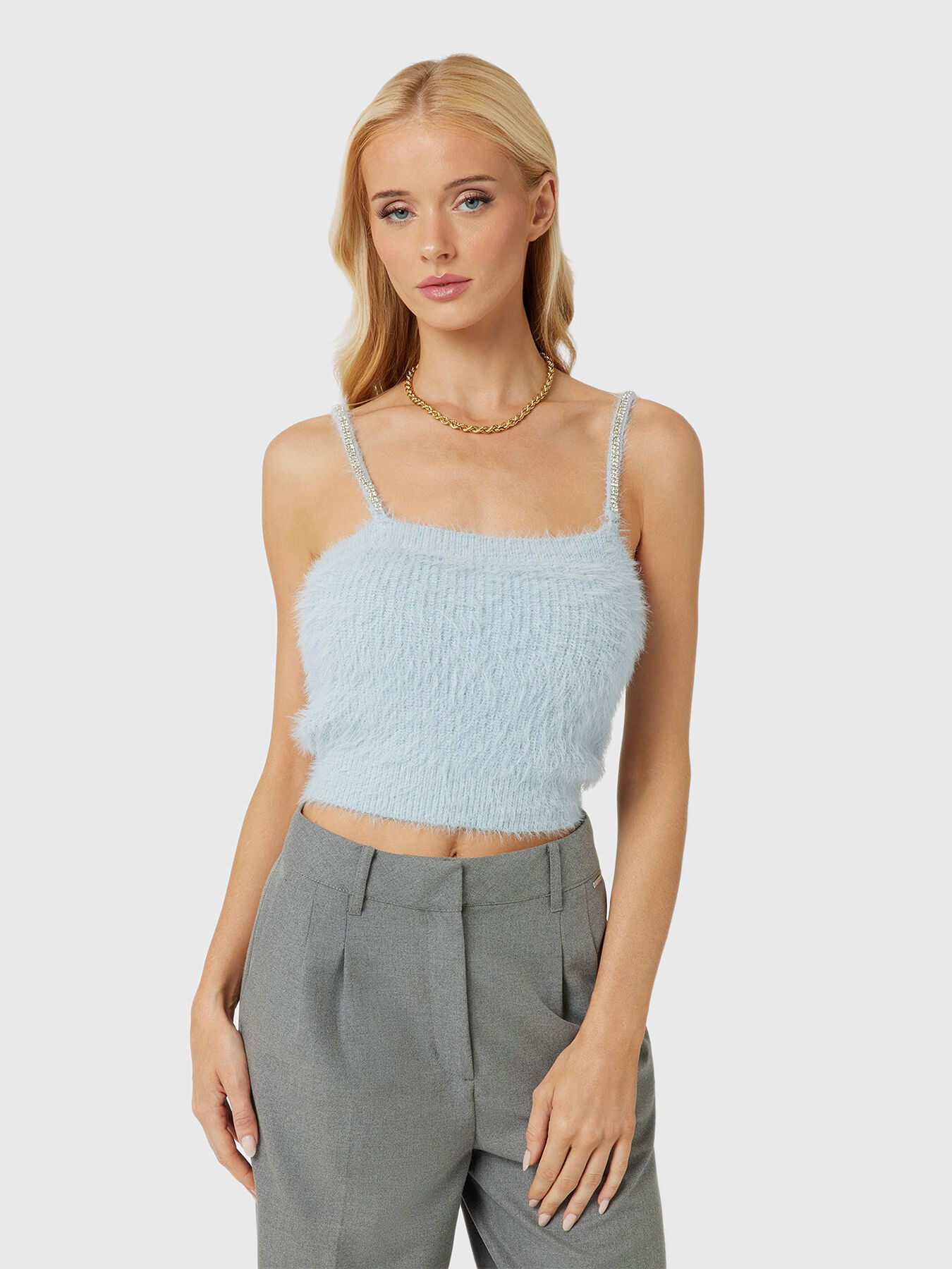 Guess fuzzy sweater discount