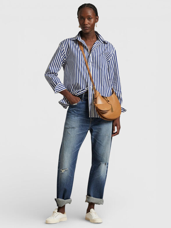 Shirt in striped cotton - 2