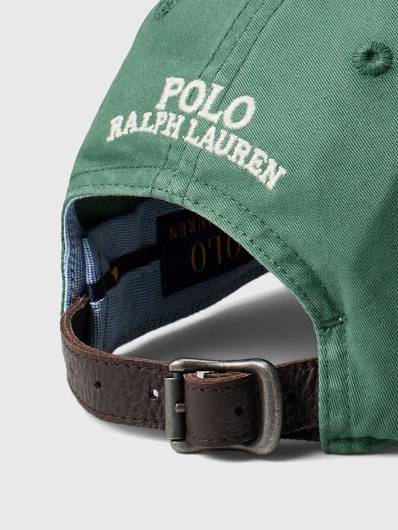 Green cap with a visor - 3