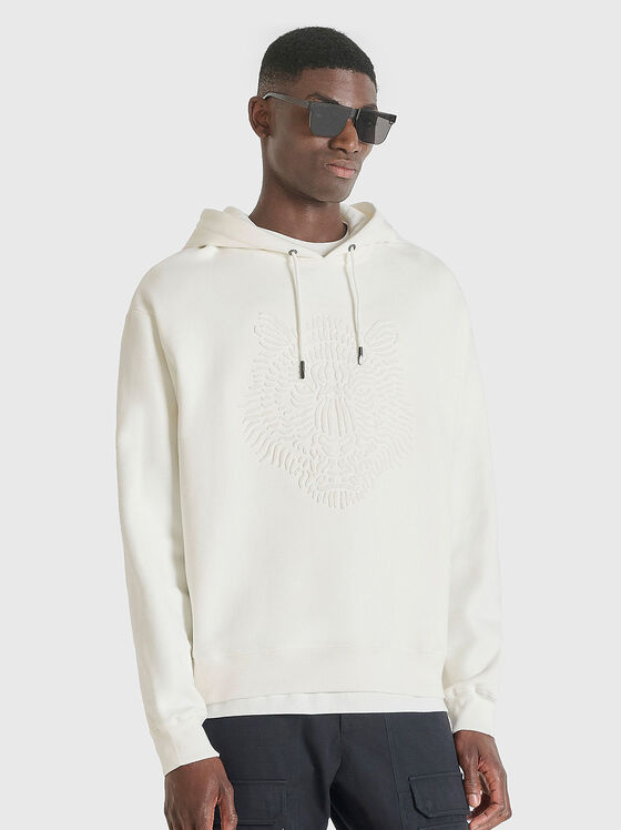 Памучен суитшърт с качулка - 1