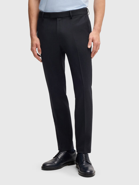 Slim trousers in wool - 1