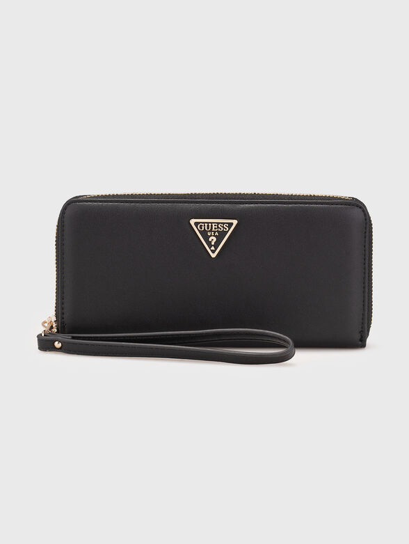 Wallet with triangular logo - 1