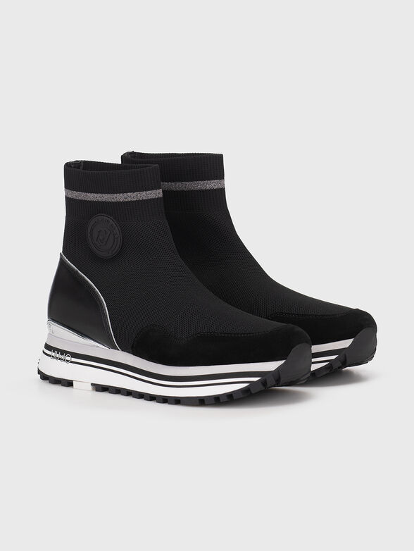 MAXI WONDER 66 black slip-on shoes - 2