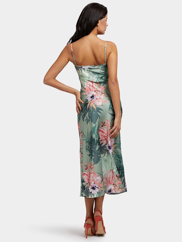AKILINA dress with tropical print - 2