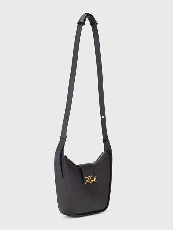 Leather bag with long strap - 2