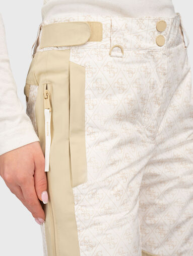 Ski trousers with monogram logo - 5