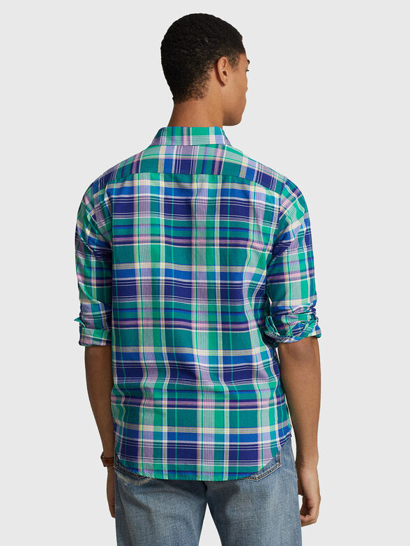 Plaid shirt made of cotton fabric - 3