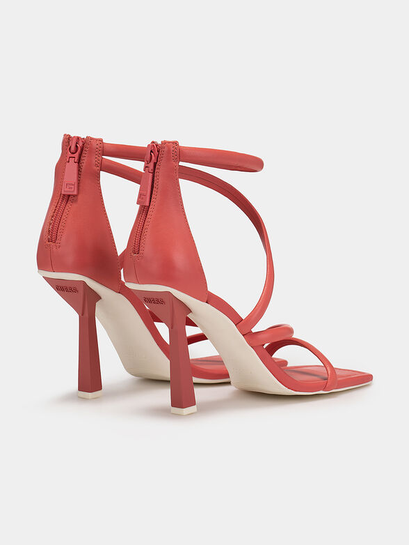 LEANCE black high-heeled sandals  - 3