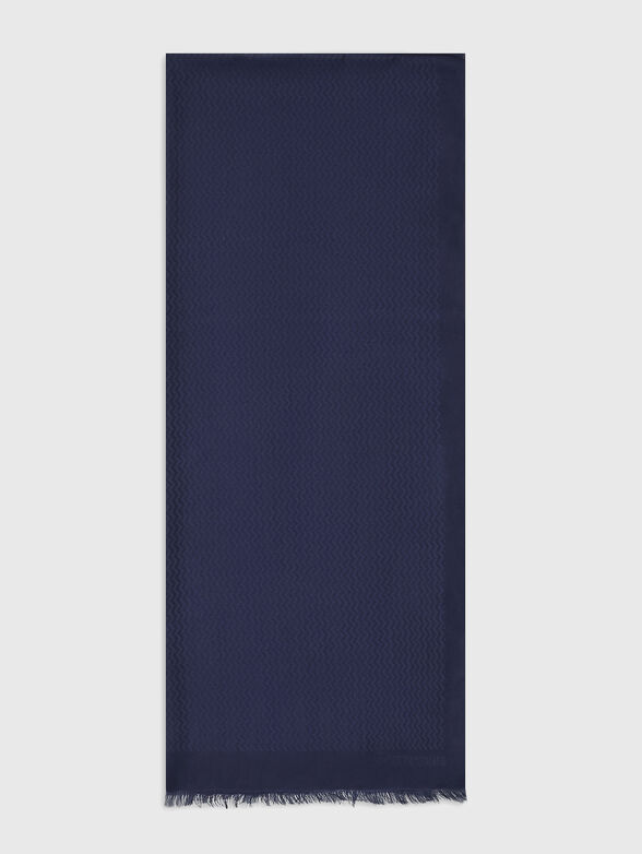Long jacquard scarf - 1