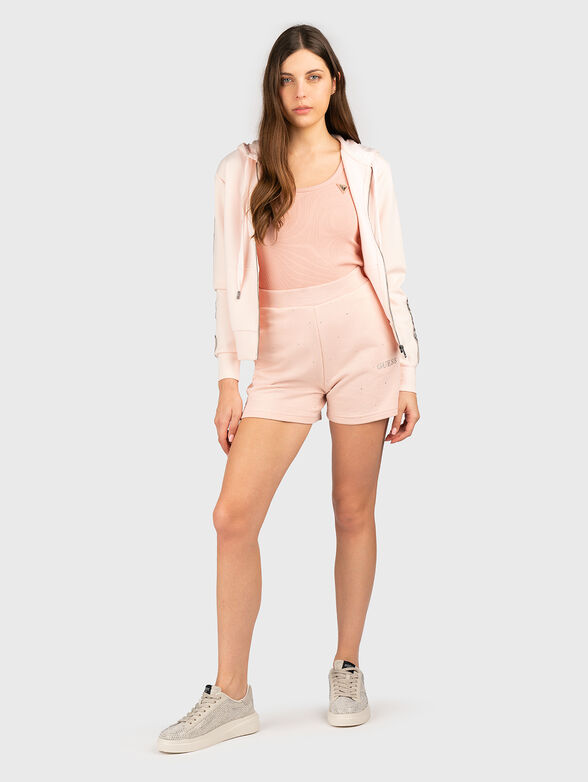 COLETTE beige рibbed top - 2