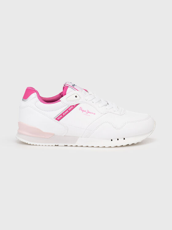LONDON CLUB sports shoes with fuxia accents - 1