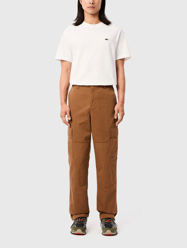 Cotton cargo pants - 4